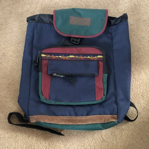 Northwest Territory Other - Northwest Territory Backpack - Navy Blue, Green and Maroon - Very Good Condition
